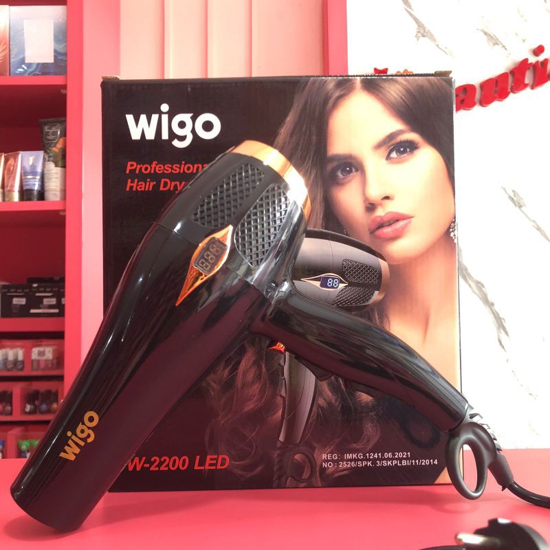 Jual WIGO Hair Dryer 2200 LED 2000Watt | Shopee Indonesia