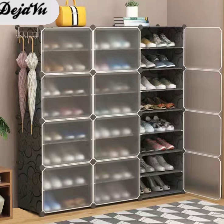 Jual Nc Dejavu Lemari Sepatu Susun Plastik Portable Kotak Rak Sepatu ...