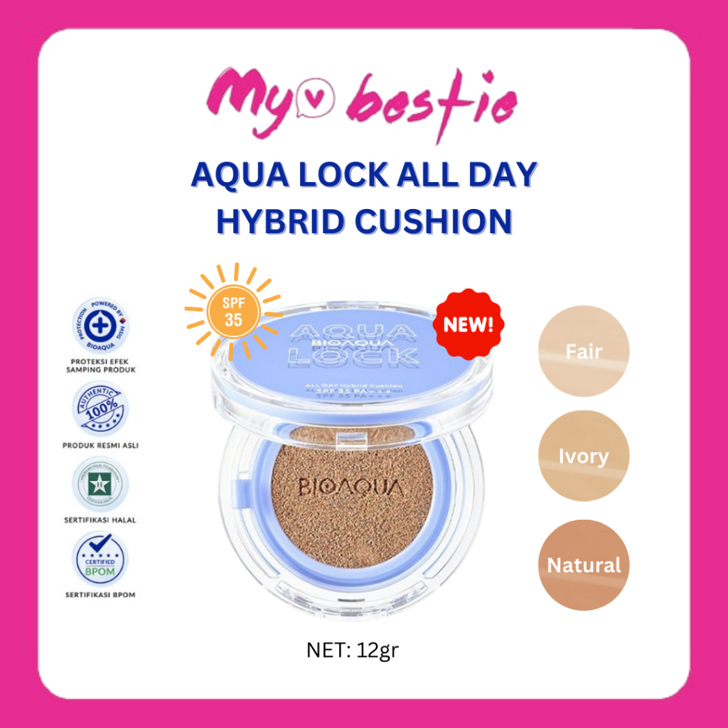 Jual [My Bestie Official] BIOAQUA Aqua Lock All Day Hybrid Cushion ...