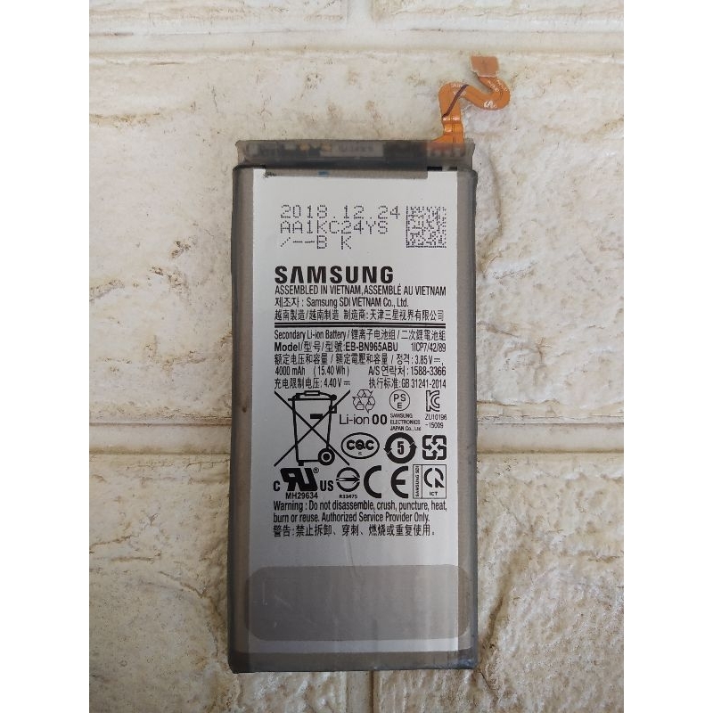 Jual Baterai Samsung Note 9 N965 N960 Eb Bn965abu Original Shopee