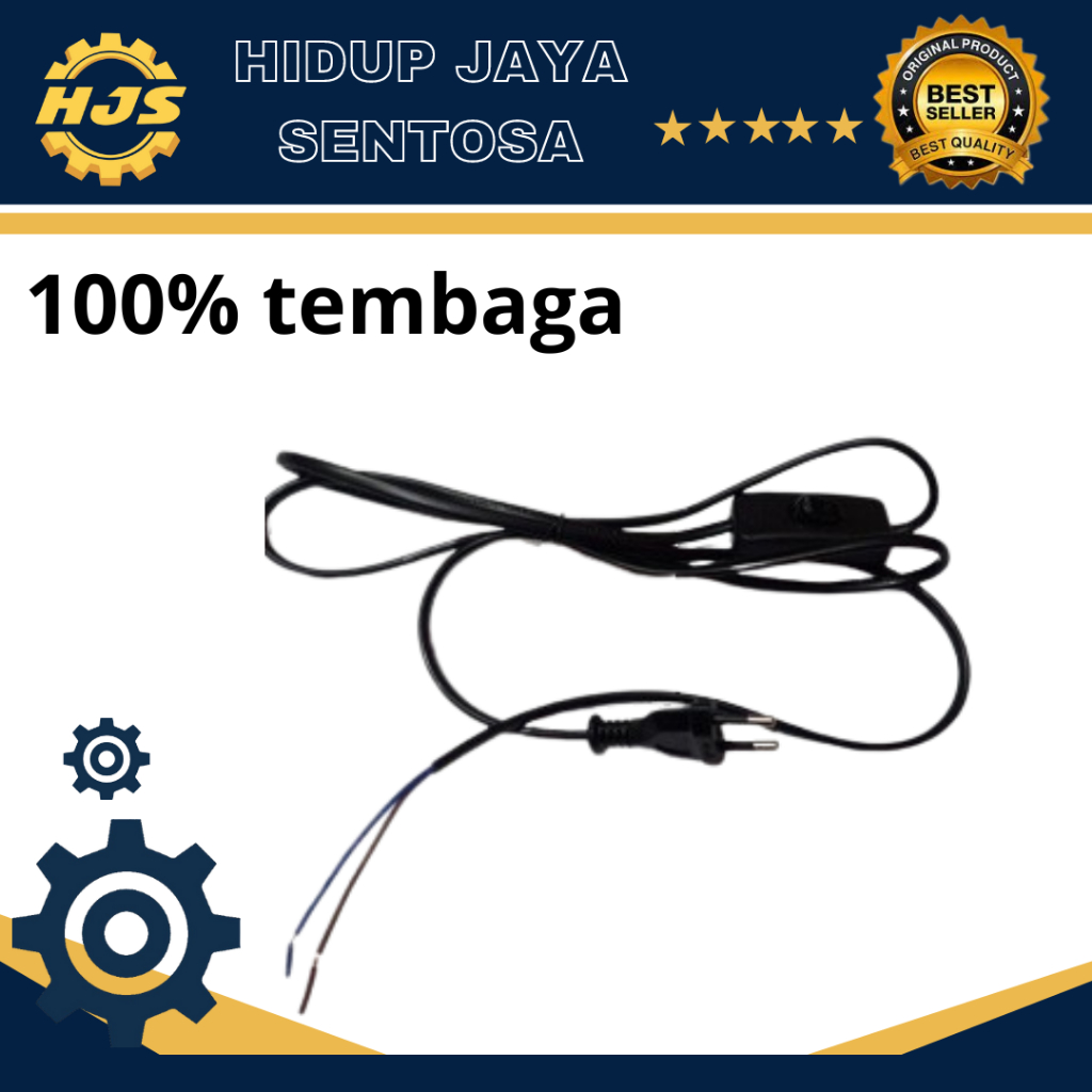 Jual kabel Power Switch Saklar On & Off Power Cord Saklar Lampu 170CM ...