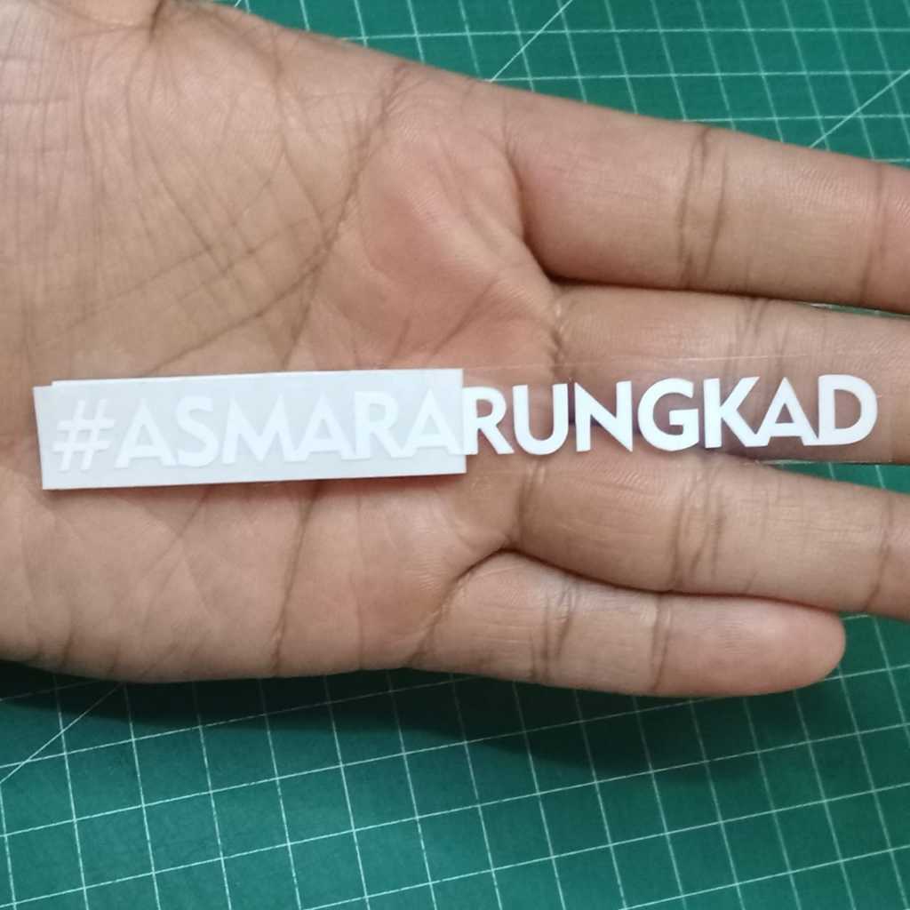 Jual Stiker Asmara Rungkad Cutting Sticker 10-12cm | Shopee Indonesia