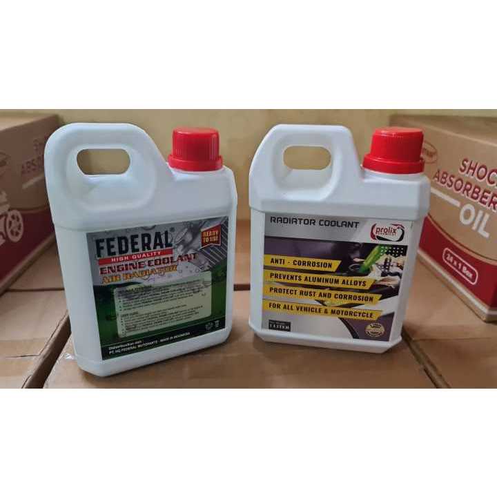 Jual Air Coolant Air Radiator 1 Liter Federal Untuk Semua Motor ...