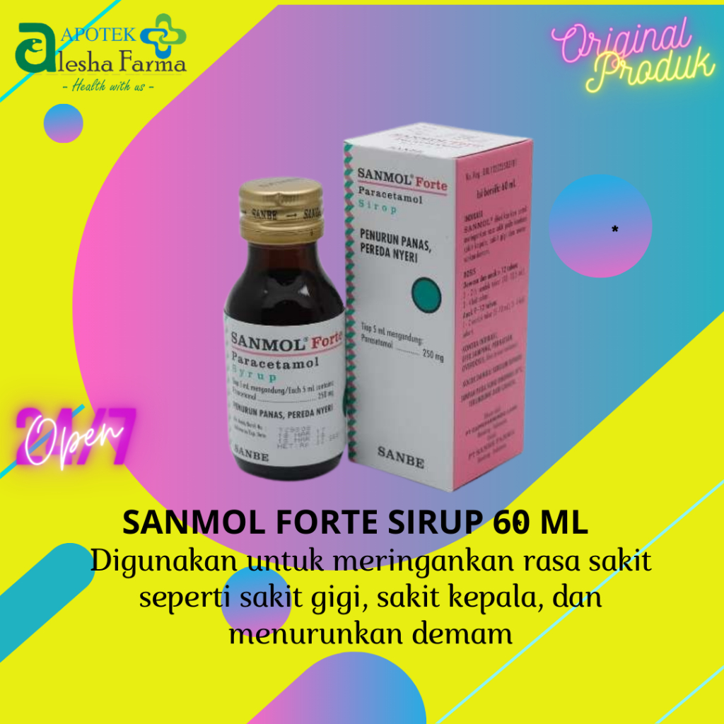 Jual Sanmol Forte Sirup Terlengkap & Harga Terbaru Agustus 2026 ...