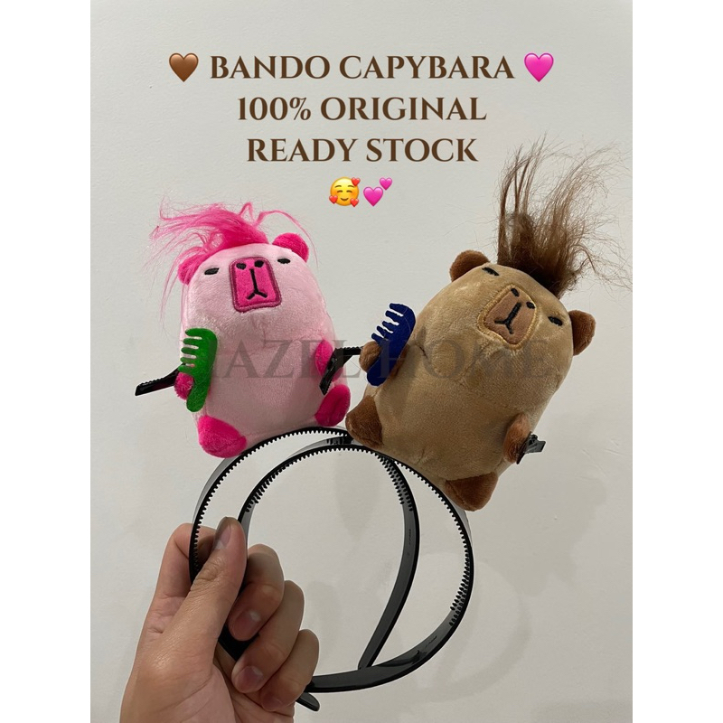 Jual [READY] BANDO CAPYBARA VIRAL DOUYIN TIKTOK BONEKA PUNK RAMBUT ...