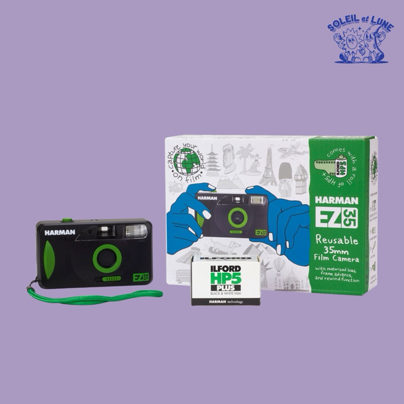 Jual Harman EZ35 Motorized Reusable Film Camera (Free Ilford HP5 Film