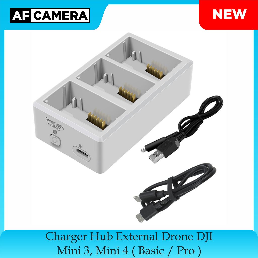 Jual Charger Cas Hub External Battery Drone DJI Mini 3 Mini 4 PRO ...