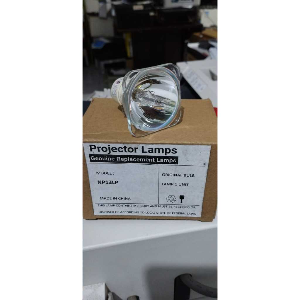 Jual Lampu Proyektor Projector NEC V230 V230X V260 V260X NP13LP ...