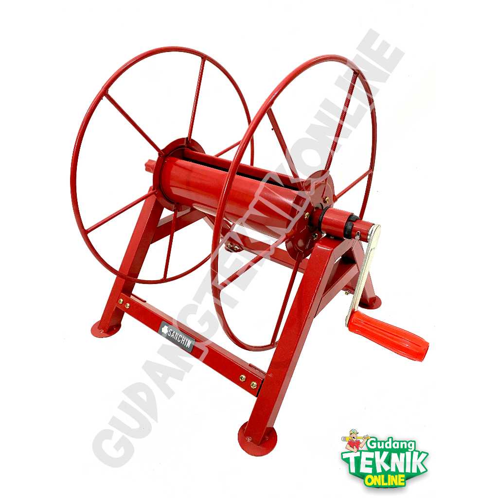 Jual Tempat Gulungan Selang Air 50m 100m Sanchin Hose Winch Alat