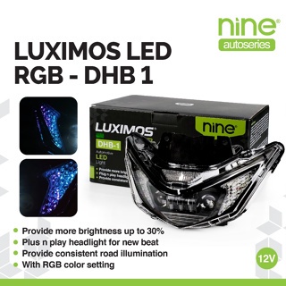 Jual DHB1 RGB KONEKSI BLUETOOTH ANDROID HEADLAMP MOTOR BEAT DELUXE DAN ...