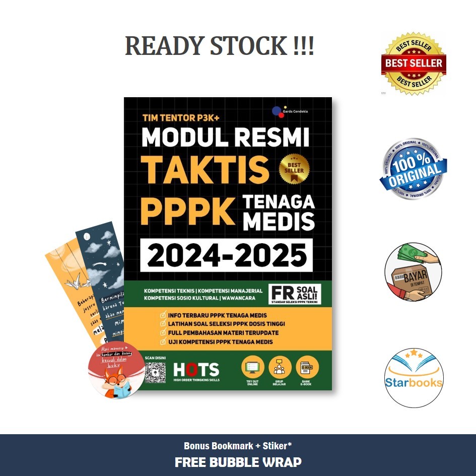 Jual Garda - Buku Modul Resmi Taktis Pppk Tenaga Medis 2024-2025 ...