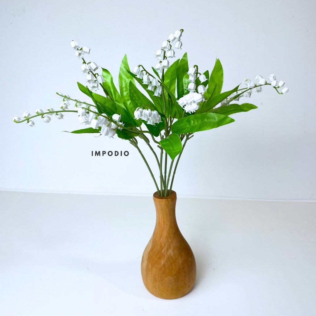 Jual IMPODIO Bunga Plastik Lily Of The Valley Artificial Flower - Props ...