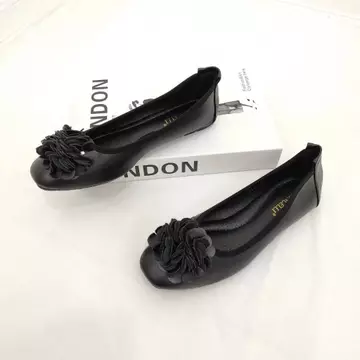 Simoncelli Flatshoes Wanita Sepatu Wanita Sepatu Kerja Wanita Sepatu Pesta Sepatu Hitam Sepatu