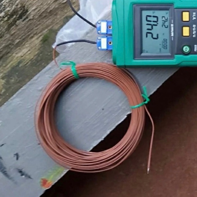 Jual Custom Teflon T Type Thermocouple wire Sensor Probe TT-T-24-SLE ...