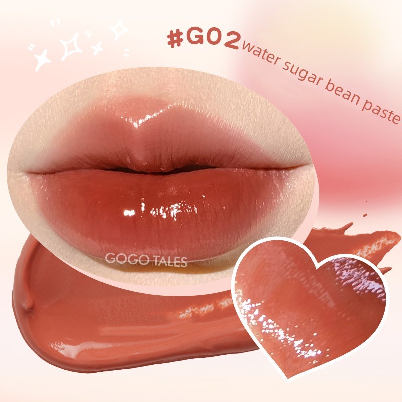 Jual GOGOTALES flow glossy lip jelly lip gloss transparent mirror water ...