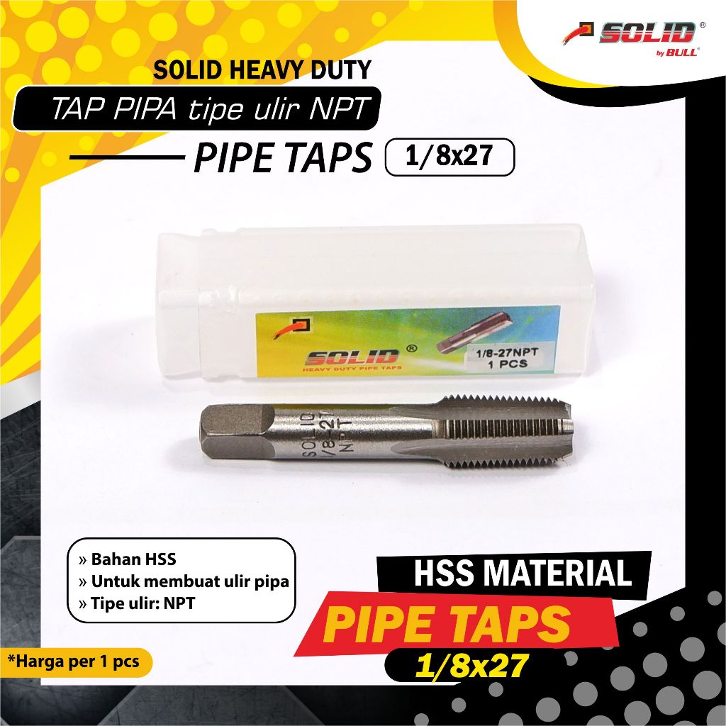 Jual Solid tap pipa pipe tap NPT heavy duty | Shopee Indonesia
