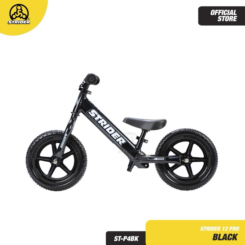 Jual STRIDER - Balance Bike 12 Pro Pearl Black | Metallic Maroon ...