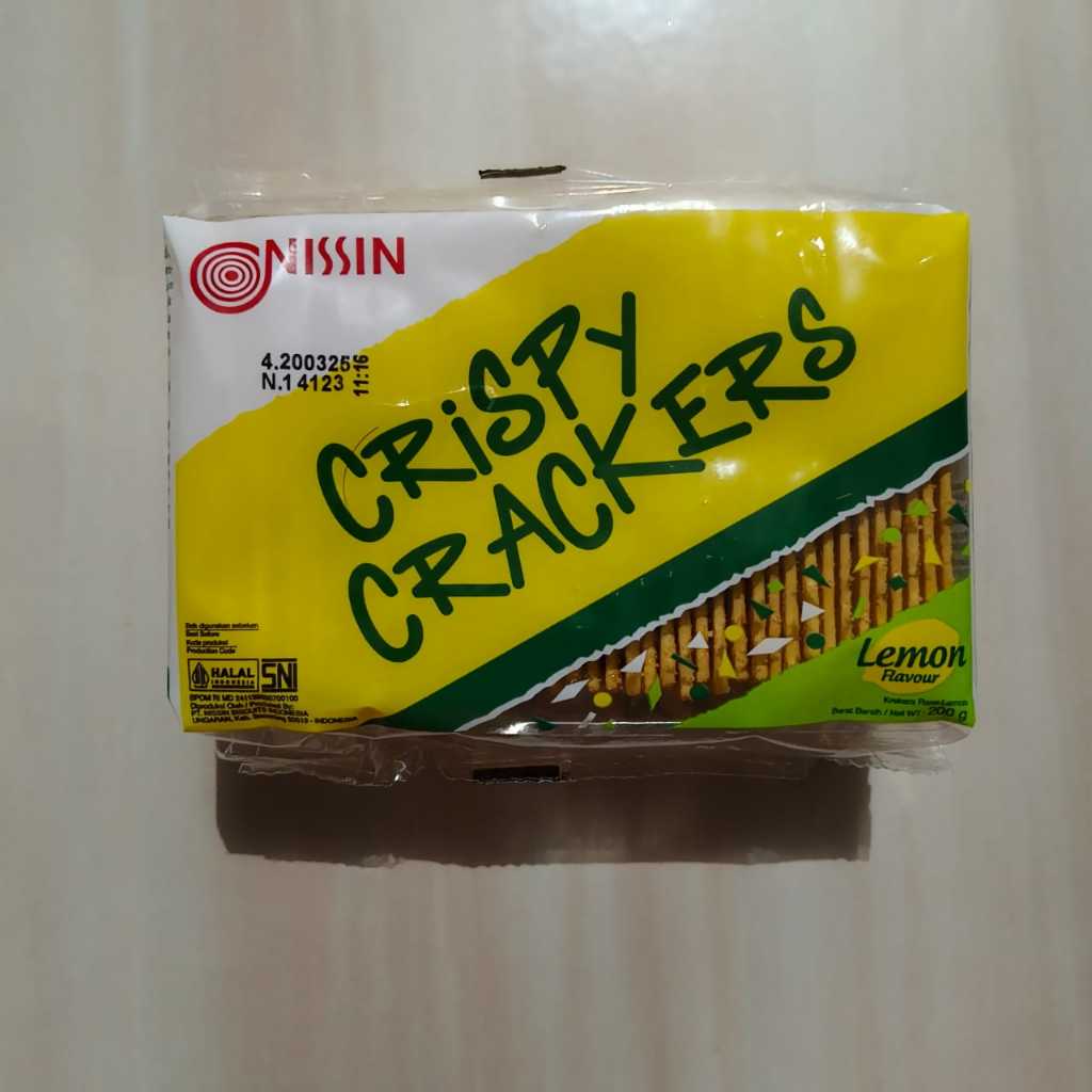 Jual Nissin Crispy Crackers LEMON 250gr | Shopee Indonesia