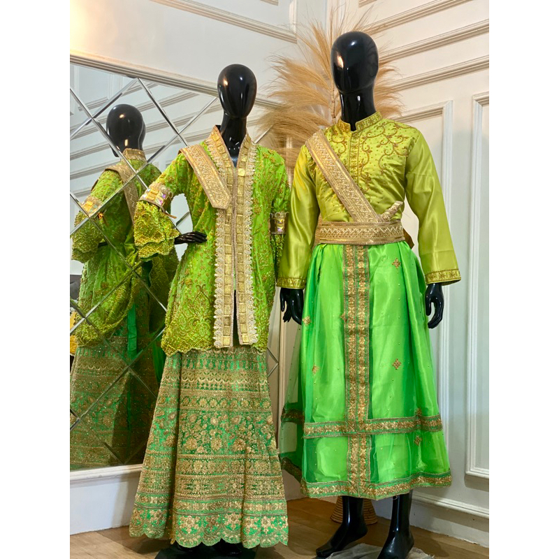 Jual Baju Pengantin Adat Bugis Makassar Modern Harga Fullset Warna Hijau Cui Shopee Indonesia