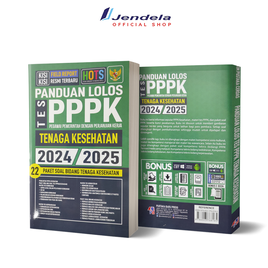 Jual Buku Panduan Lolos Tes PPPK Untuk Tenaga Kesehatan 2024-2025 Bidan ...