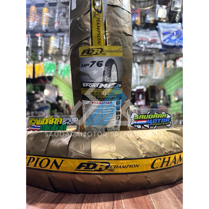 Jual BAN LUAR TUBELESS FDR CHAMPION TIRE SPORT MP 27 & MP 76 SOFT ...