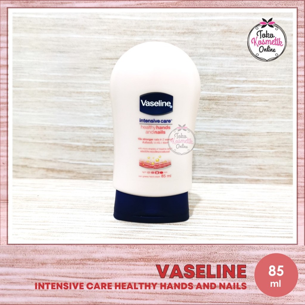 Jual Vaseline Intensive Care Healthy Hands And Nails 85ml Hand Cream Pelembab Tangan And Kuku 0211