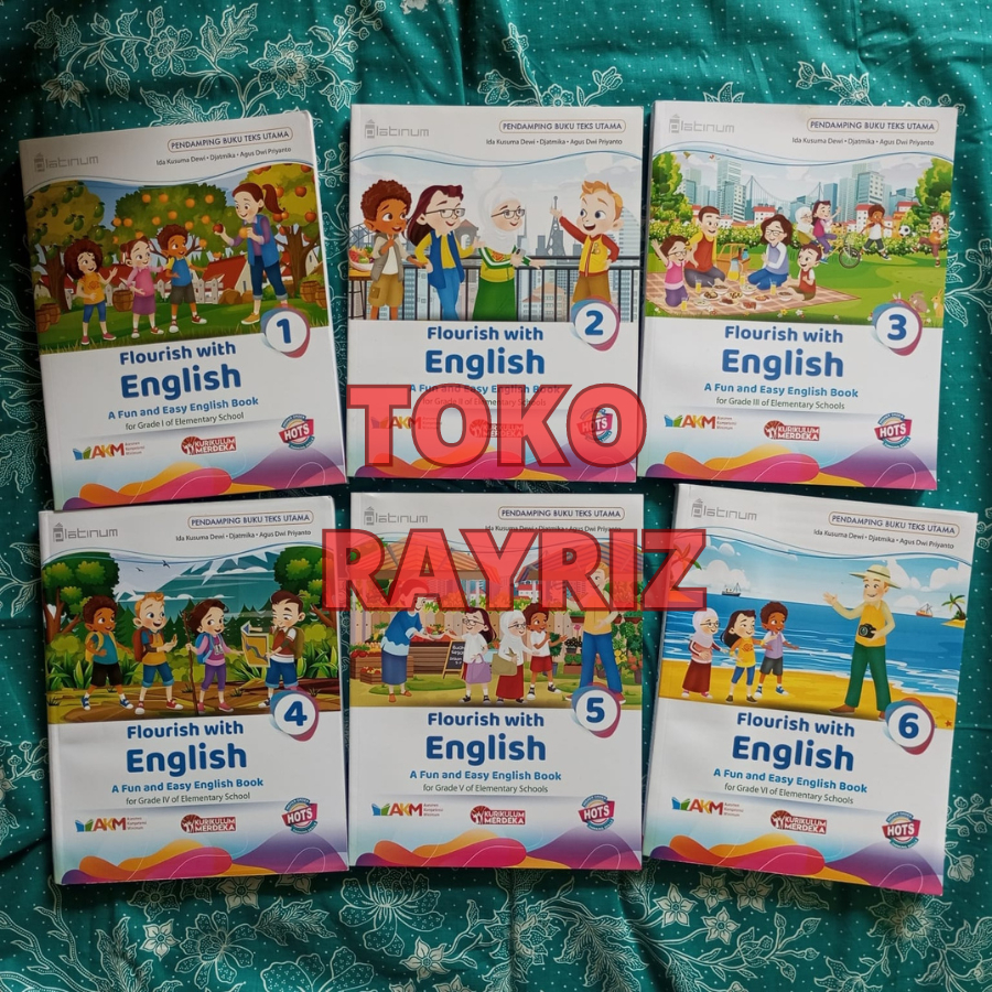 Jual PLATINUM Buku Bahasa Inggris SD kelas 1 2 3 4 5 6 Flourish English ...