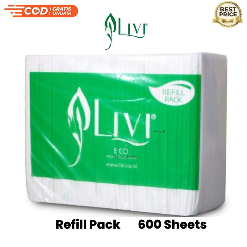 Jual Tisu Tissue Livi Eco Reffil Pack (554 Gram / 600 Sheet/2 Ply) Shopee Indonesia