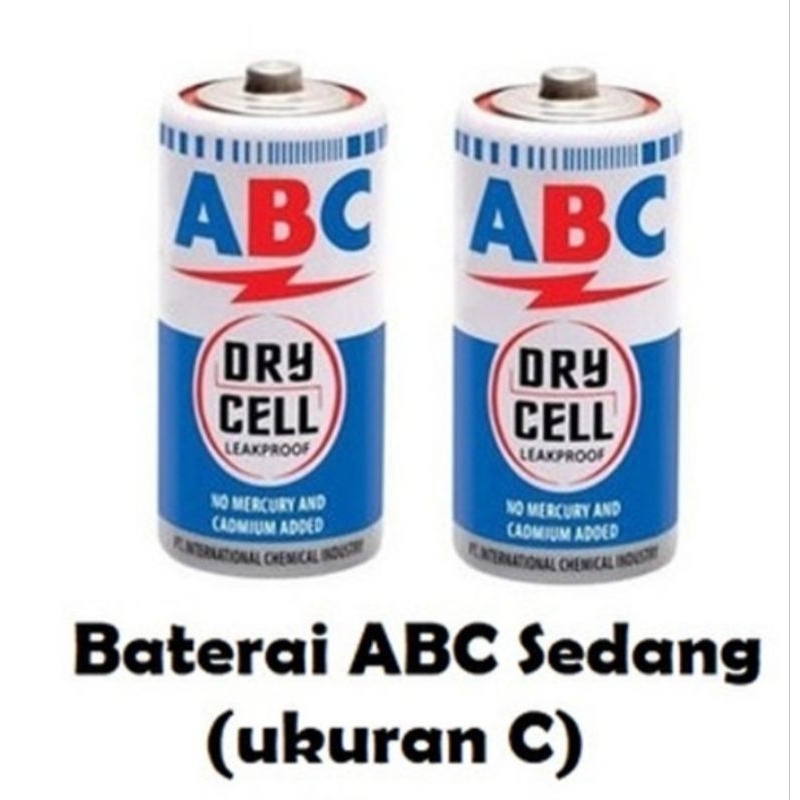 Jual Baterai Abc Biru Tipe C Pcs Shopee Indonesia