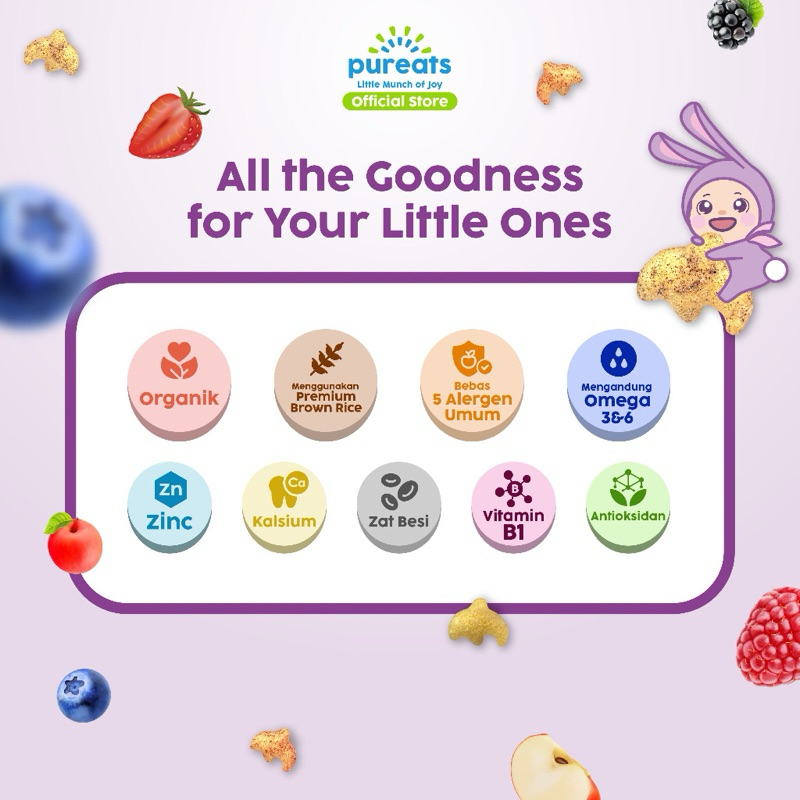 Jual Pureats Organic Puffs 30gr - Pure eats Snack Anak Bayi 6 Bulan Ke ...