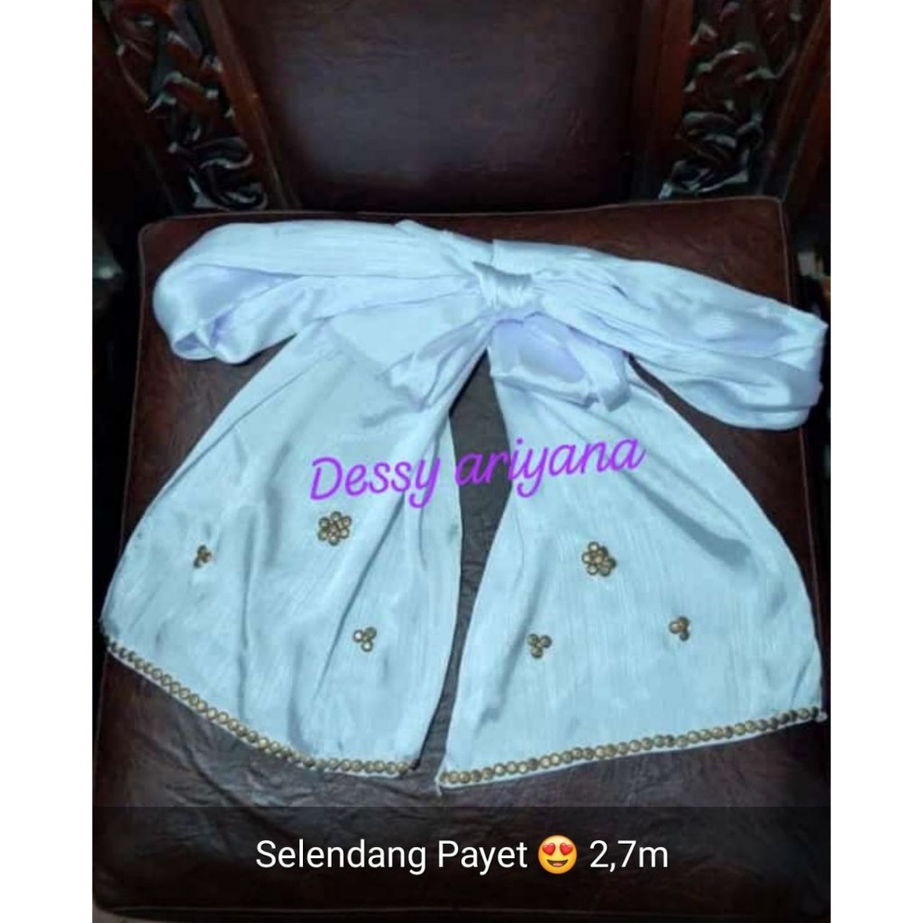 Jual Selendang Payet handmade bahan silk | Shopee Indonesia