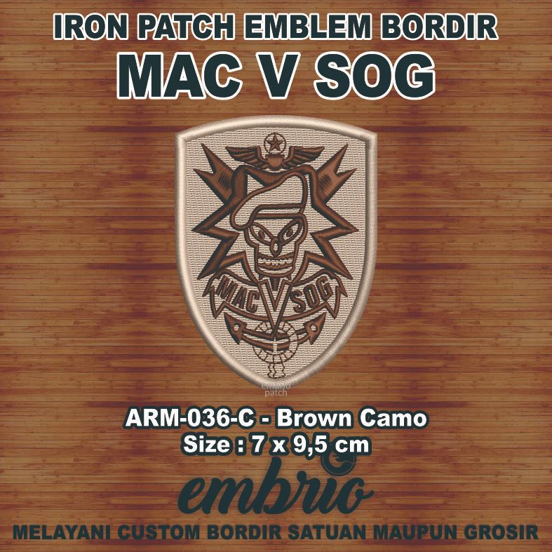 Patch Berretto Guerra Nam MACV-SOG Comando Assistenza Militare-Studi - Foto 11