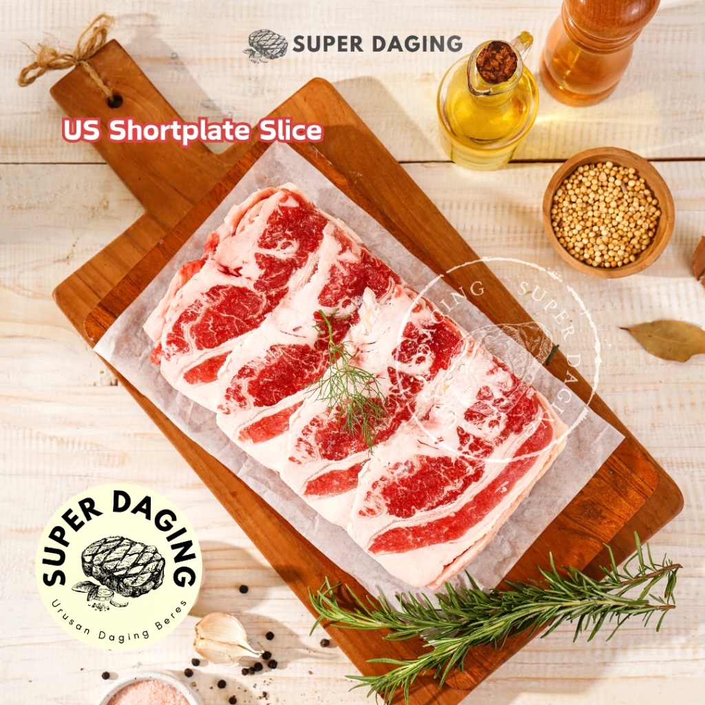 Jual Us Shortplate Beef Daging Sapi Slice 1kg Super Daging Pekanbaru