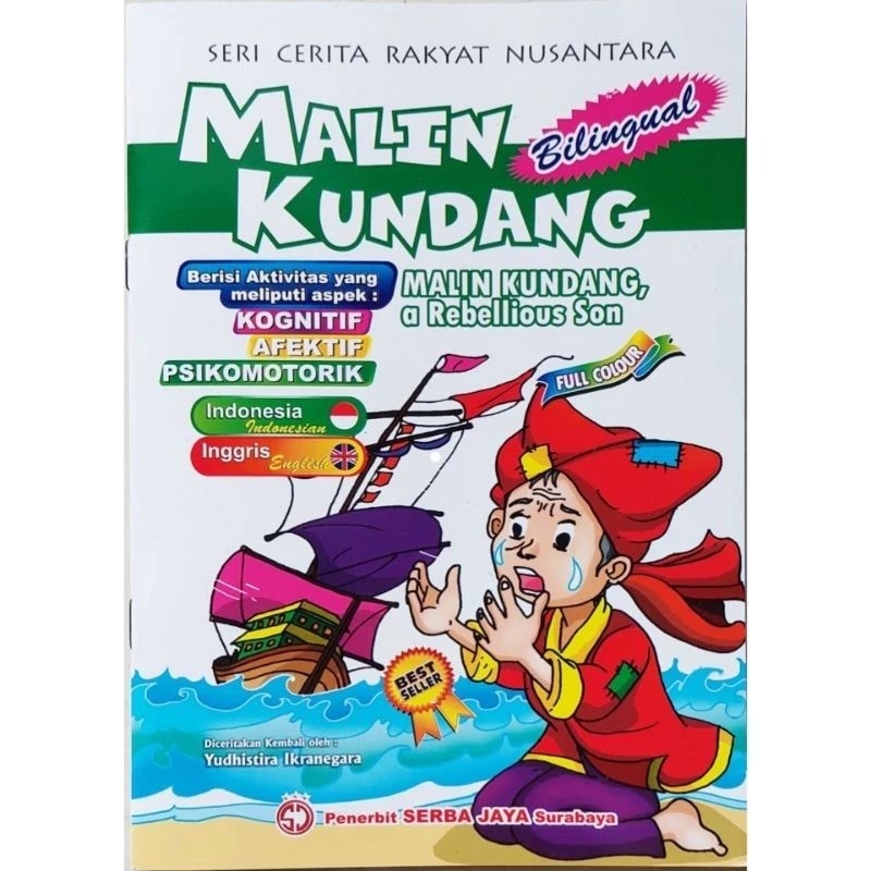 Jual buku anak cerita rakyat kisah terbaik malin kundang anak durhaka