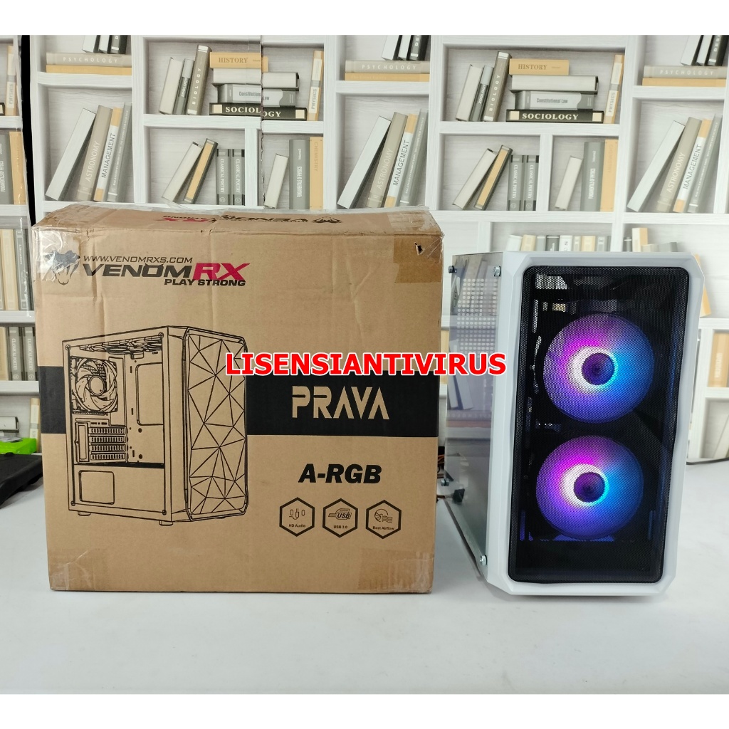 Jual Casing Venomrx Prava Tempered Glass Side Matx Include Fan Argb Shopee Indonesia