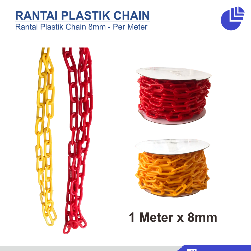 Jual Rantai Plastik | Rantai Plastic Chain 8mm - Harga Per Meter ...