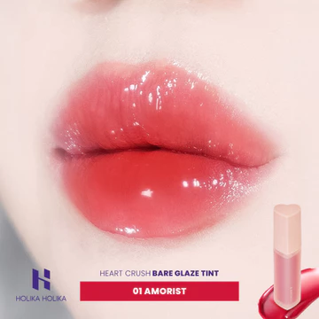 Holika Heart Crush Bare Glaze Tint Tinted Lip Glaze With Natural Stain