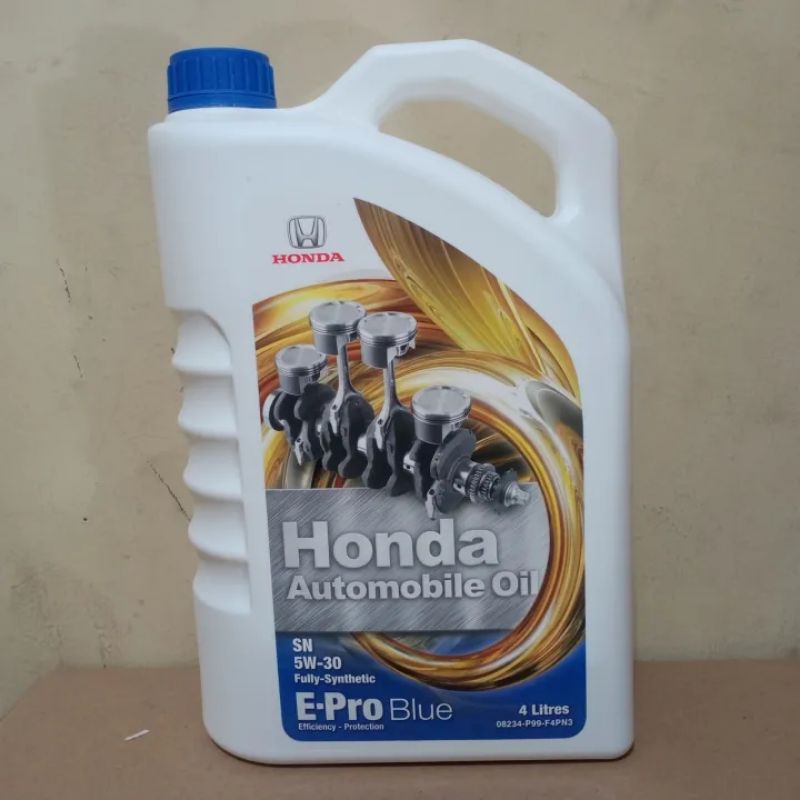 Jual oli mesin honda epro blue sae 5w-30 kemasan 4L | Shopee Indonesia