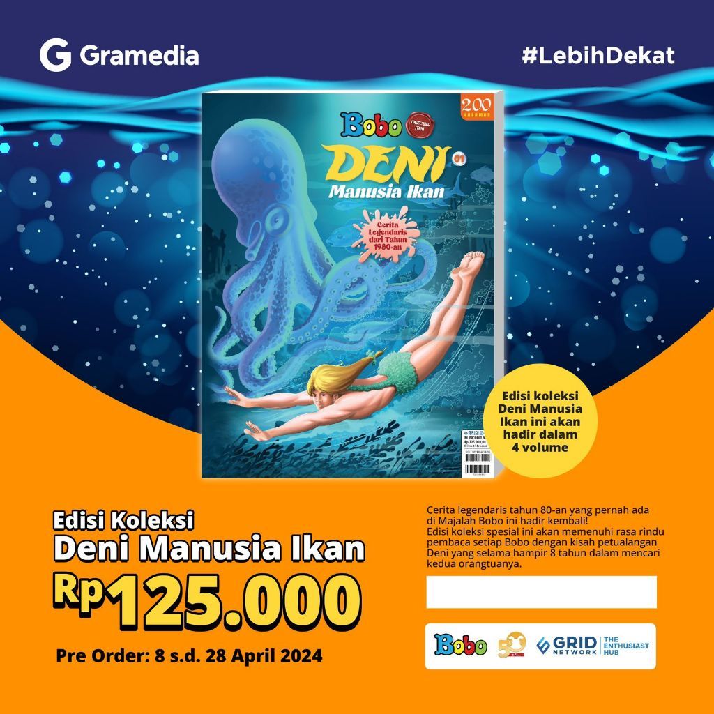 Jual Majalah Bobo Edisi Deni Manusia Ikan Vol.1 | Shopee Indonesia
