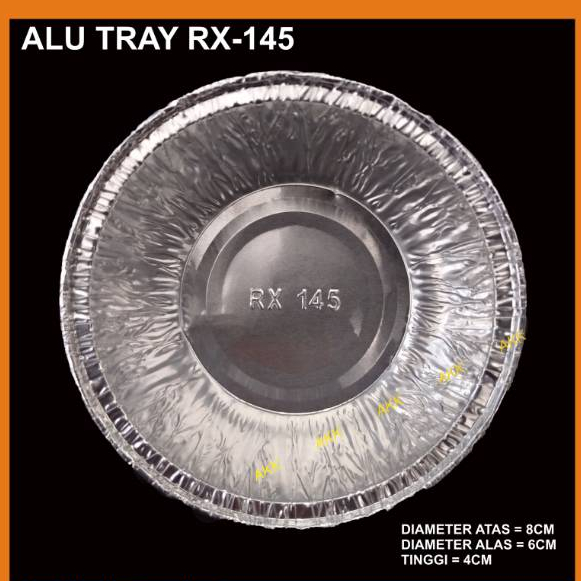 Jual Alu Tray Rx-145 / Aluminium Foil Cup (10 Pcs) | Shopee Indonesia