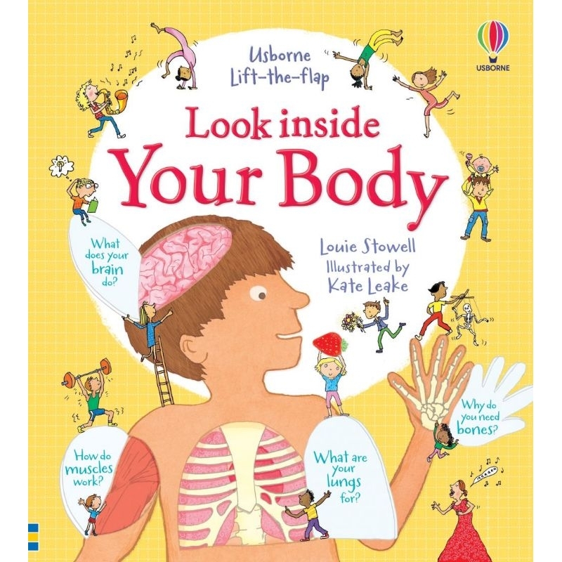 Jual [GS] Look Inside Your Body Buku Anak Lift the Flap Usborne ...