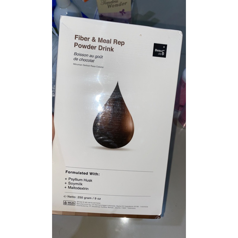 Jual beaudelab fiber and meal rep powder drink 250g | Shopee Indonesia