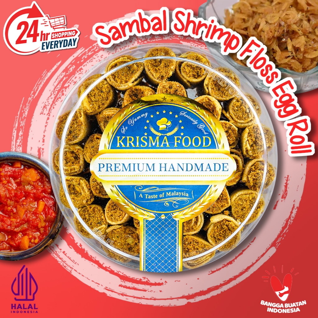 Jual SAMBAL SHRIMP EGGROLL (Semprong Gulung Rasa Sambal Ebi) | KRISMA ...