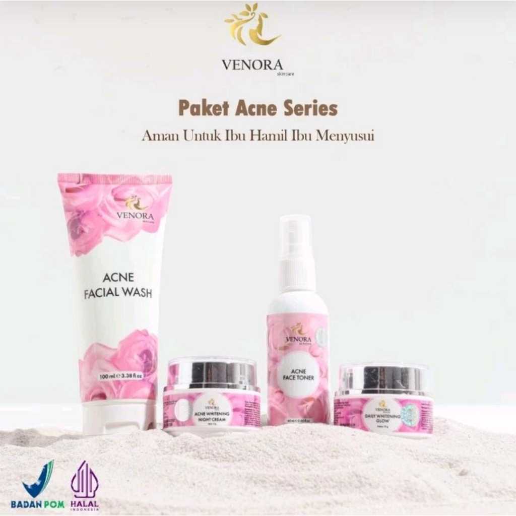 Jual PRODUCT ECERAN VENORA SKINCARE/ACNE DAN WHITENING/ALL VARIAN