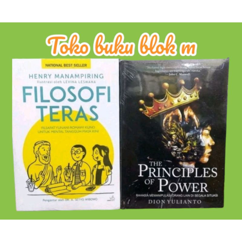 Jual Paket 2 Buku Pengembangan Diri Buku Filosofi Teras Dan The