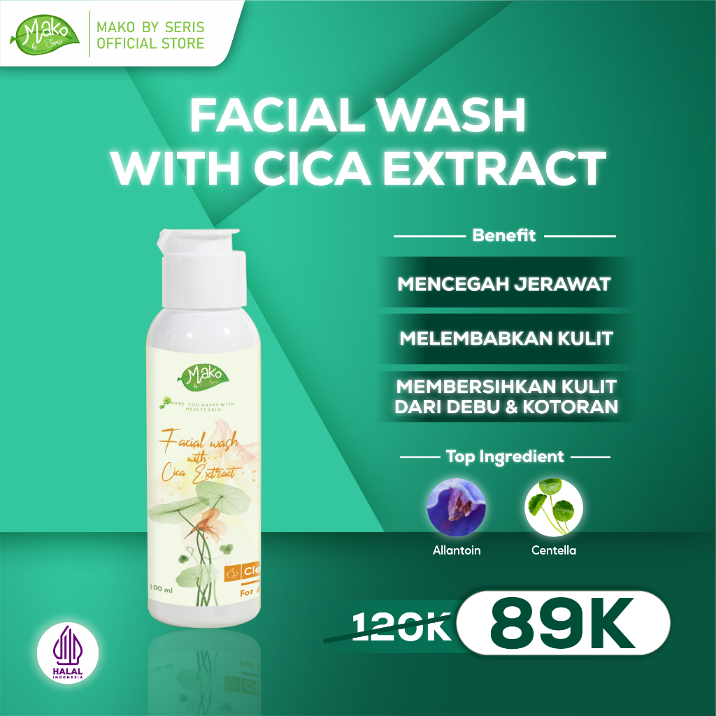 Jual Mako by Seris Facial Wash Acnes Untuk Kulit Berminyak dan