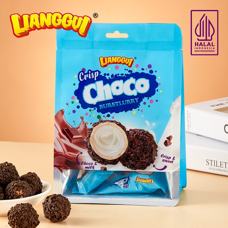 Jual [HALAL] LIANGGUI Crisp CHOCO COCONUT/ STRAWBERRY/ CHOCO & MILK ...