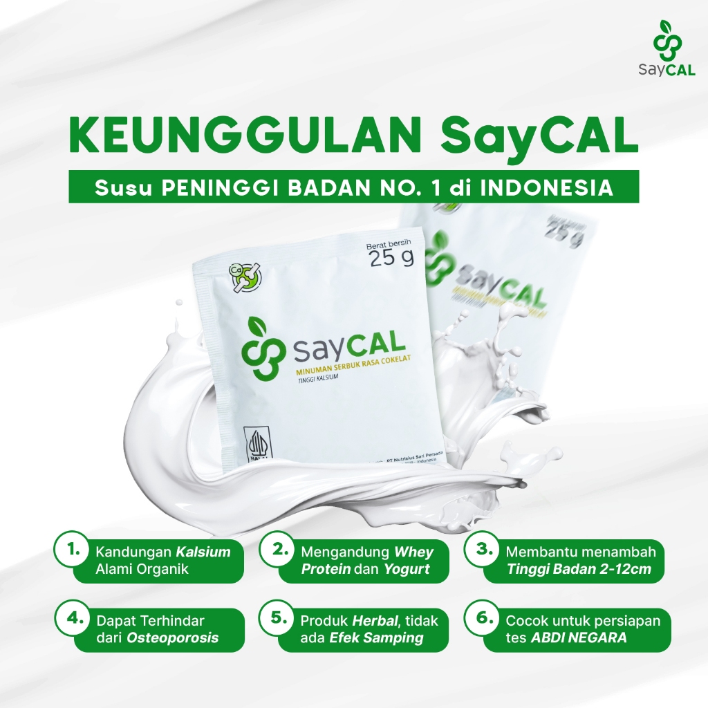 Jual Susu Tinggi Badan SayCAL - Paket PREMIUM-VIP [70 HARI - 14 BOX ...