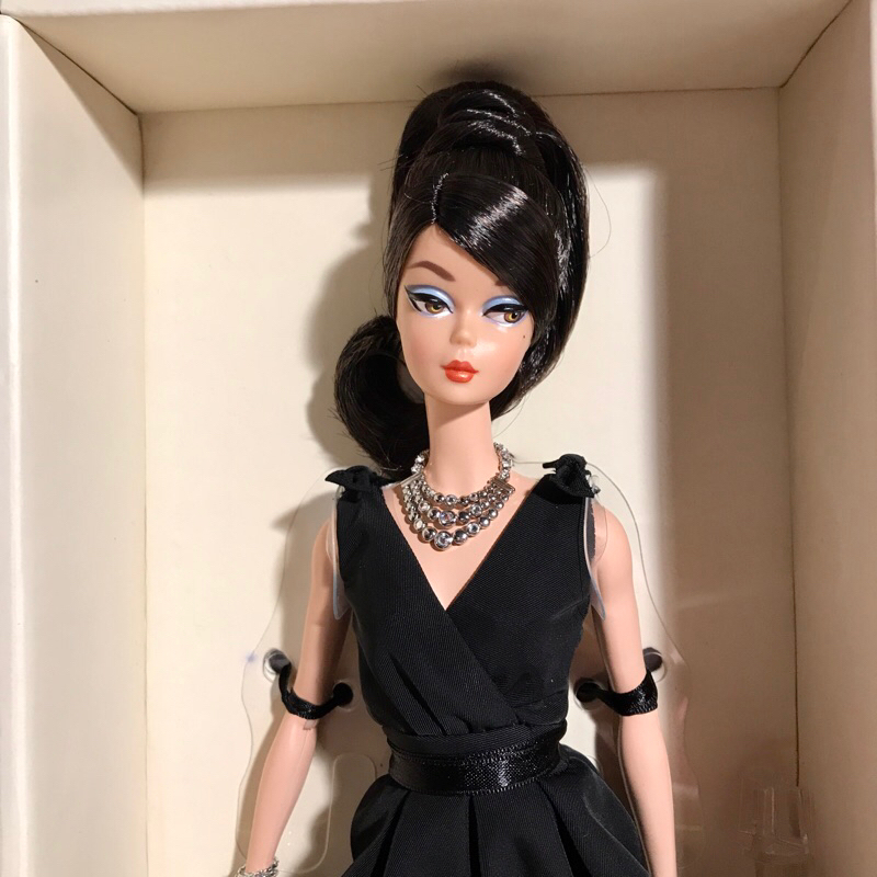 barbie silkstone classic black dress Barbie x Unique Vintage Plus Size Black Solo In The Spotlight Straples