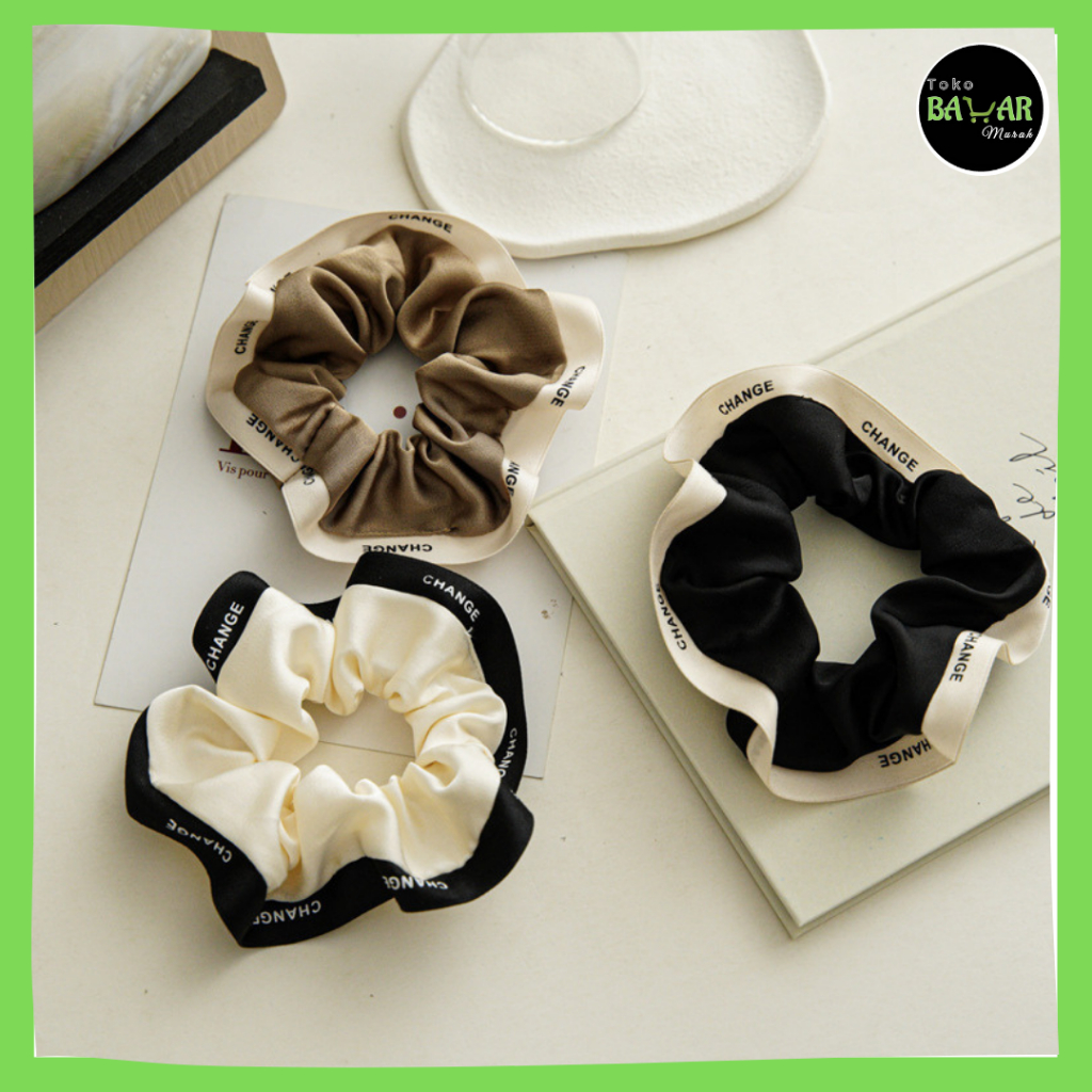Jual Scrunchie Bahan Satin / Ikat Rambut Scrunchie Bahan Satin List ...